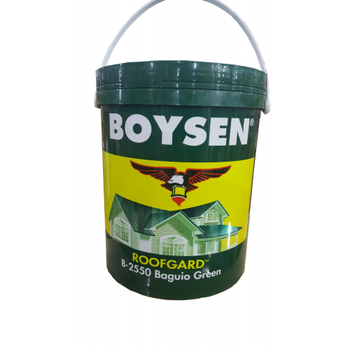 Boysen Roofgard Gloss, 2550 Baguio Green, 4L Cebu Oversea Builders Centre